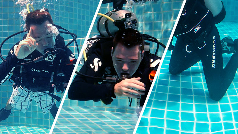 Neutrally Buoyant VS Kneeling - What Is The Difference Teaching Scuba Diving Skills